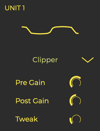 Screenshot of Carve's distortion parameters